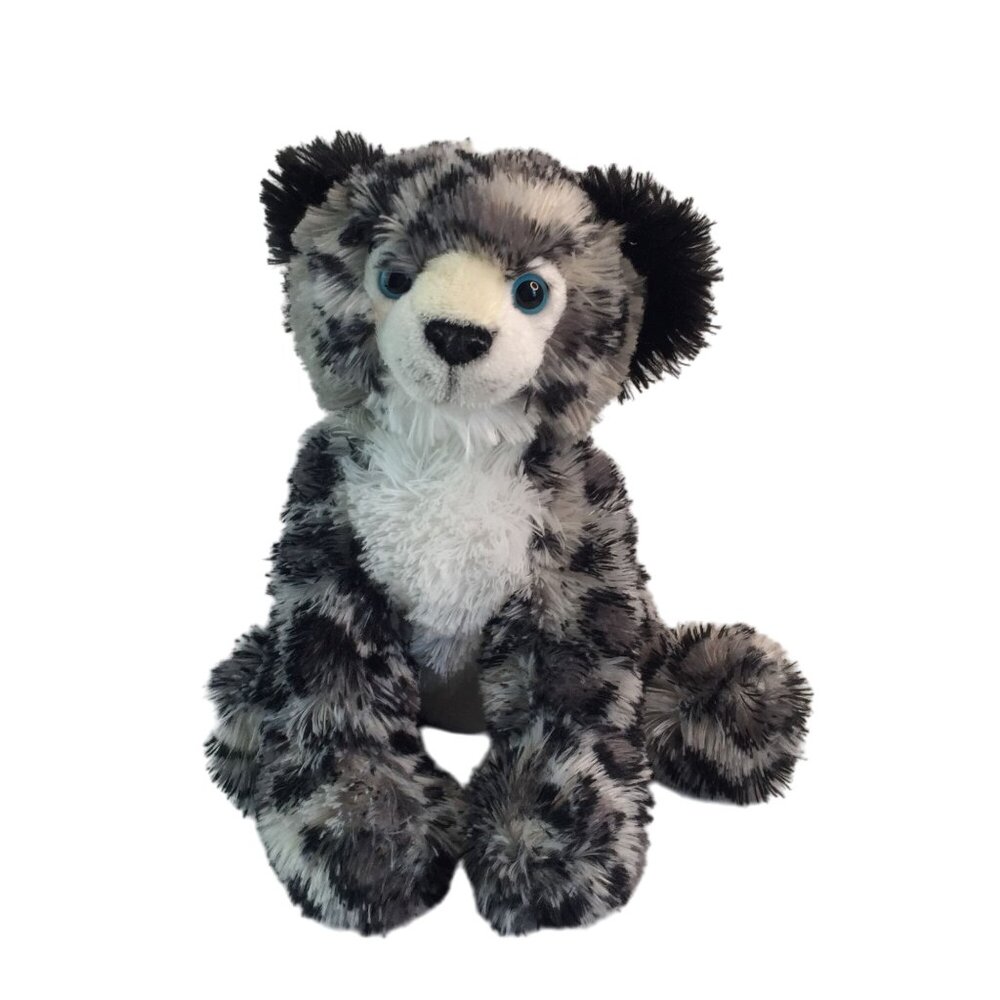 Wildlife Artists Snow Leopard Plush Stuffed Animal Toy Gray Black Spots‎ Cub